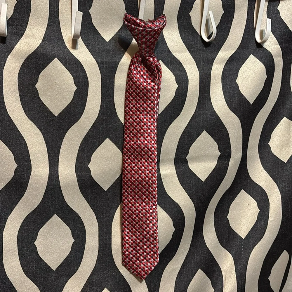 DOCKERS BOYS CLIP ON TIE 14”X2”